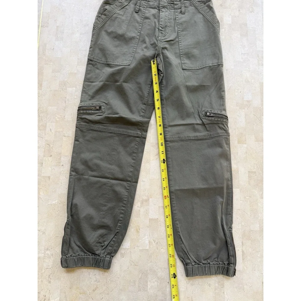 Joie Aerial Stretch Twill Utility Jogger‎ Pants Fatigue Women's Size 0 NWT $228